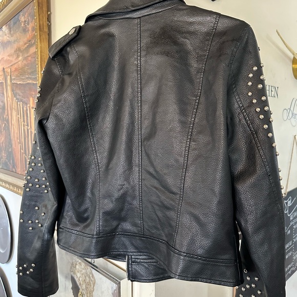 🖤Guess moto jacket with studs🖤 - Picture 4 of 4
